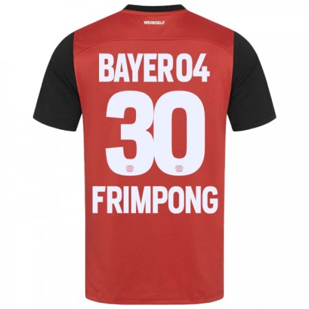 Bayer 04 Leverkusen Jeremie Frimpong 30 Thuisshirt 2024-25